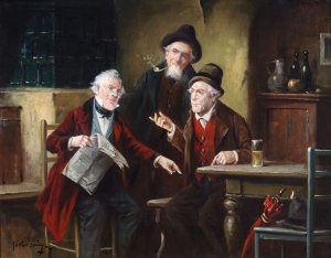 Talking People by Lajos Kolzsvary