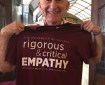 A Rigorous and Critical Empathy t-shirt, courtesy of the UChicago Community Outreach Program and Xavier Remy