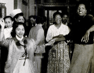 The first antidepressant: Tuberculosis Patients dancing after being given iproniazid for their TB - turns out to have antidepressant properties