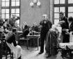 Jean Martin Charcot going through the demonstration drill with a hysterical patient