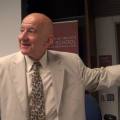 Image of Lou Agosta giving a talk on The Secret Underground History of Empathy