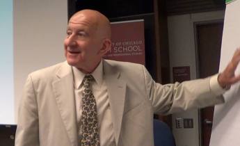 Image of Lou Agosta giving a talk on The Secret Underground History of Empathy